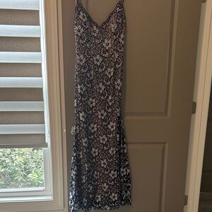 Xscape Floral Lace Maxi Dress 12